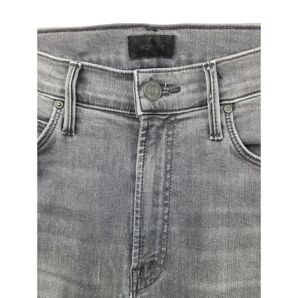 MOTHER The Stunner Ankle Step Fray Jeans In Lighting Up Lanterns Size 26 - Picture 3 of 10